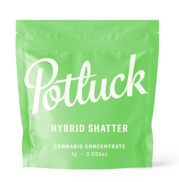 Potluck - Hybrid Shatter - cannabis Concentrate | The High Club Canada