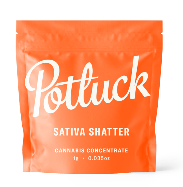 Potluck - Sativa Shatter - cannabis Concentrate | The High Club Canada