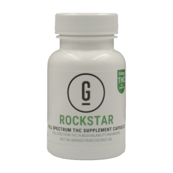 GRASS – THC Capsules – Rockstar – 50mg | The High Club Canada