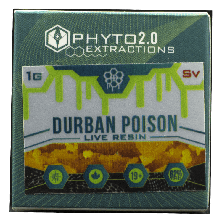Phyto Extractions – Live Resin – Durban Poison | The High Club Canada Phyto Extractions – Live Resin – Durban Poison | The High Club Canada