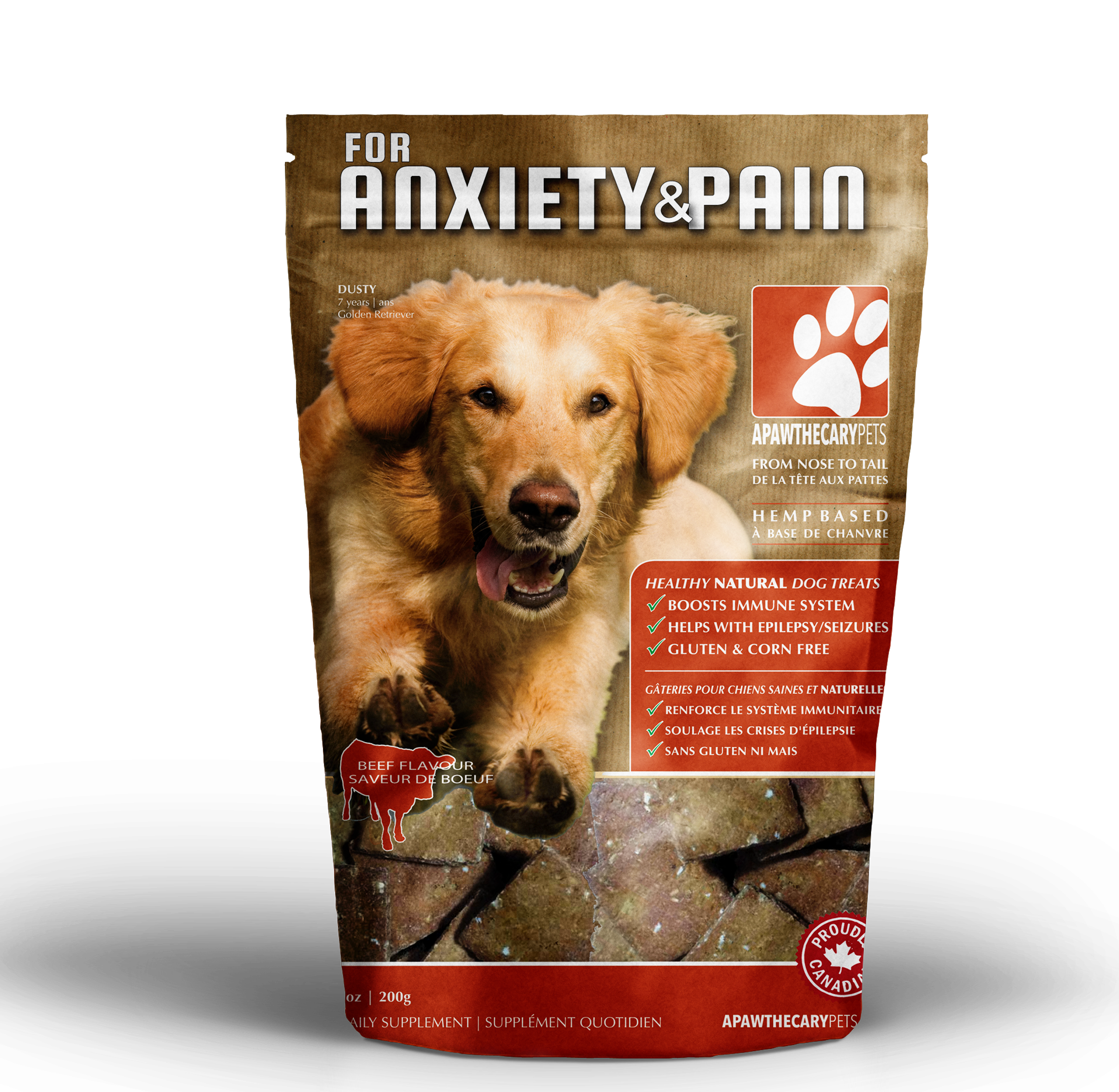Apawthecary Pets – Pet Treats – Beef Flavour 200g | The High Club Canada Apawthecary Pets – Pet Treats – Beef Flavour 200g | The High Club Canada