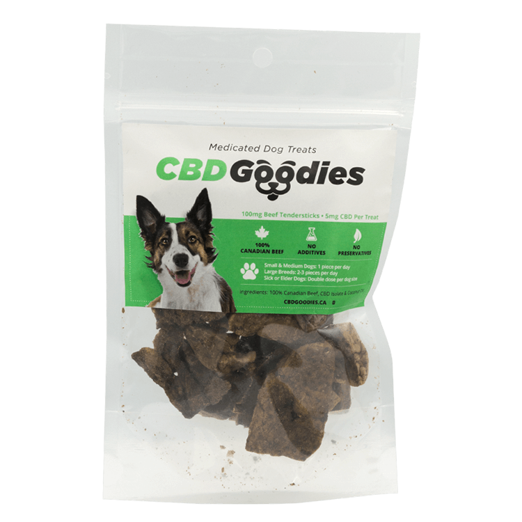 CBD Goodies – Medicated Dog Treats – Beef Tendersticks – 100mg CBD | The High Club Canada CBD Goodies – Medicated Dog Treats – Beef Tendersticks – 100mg CBD | The High Club Canada