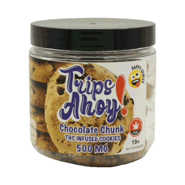 Trips Ahoy – Chocolate Chunk THC Infused Cookies – 500mg | The High Club Canada Trips Ahoy – Chocolate Chunk THC Infused Cookies – 500mg | The High Club Canada