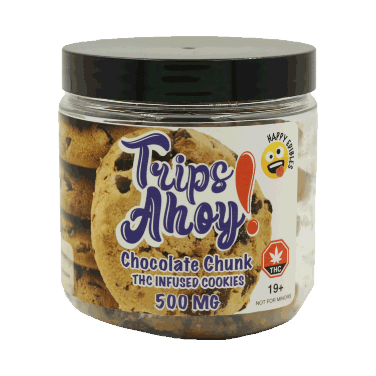 Trips Ahoy – Chocolate Chunk THC Infused Cookies – 500mg | The High Club Canada Trips Ahoy – Chocolate Chunk THC Infused Cookies – 500mg | The High Club Canada