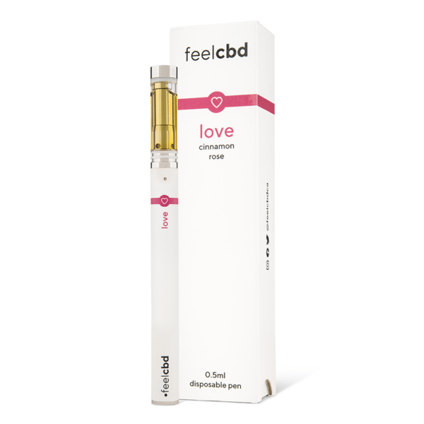 FeelCBD – Love – Dispsable CBD Vape Pen 0.5ml | The High Club Canada