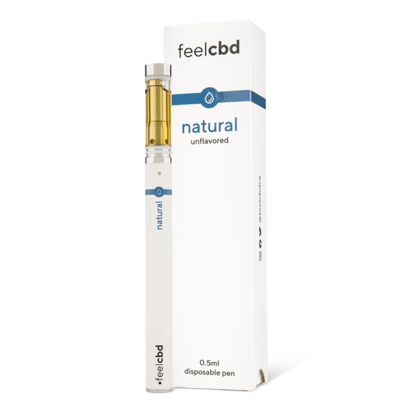 FeelCBD – Natural – Disposable CBD Vape Pen 0.5ml | The High Club Canada FeelCBD – Natural – Disposable CBD Vape Pen 0.5ml | The High Club Canada