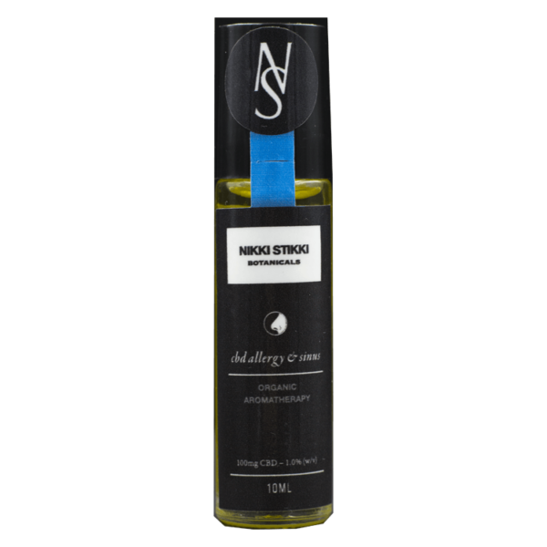 Nikki Stikki Botanicals – Organic Aromatherapy – CBD Allergy and Sinus Roller 100mg CBD | The High Club Canada