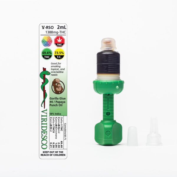 Viridesco – THC / RSO – Gorilla Punch – 2ml | The High Club Canada