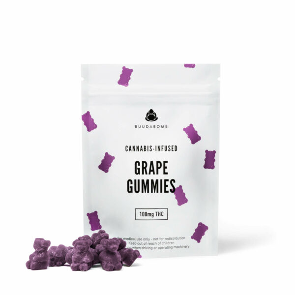 Buudabomb – Grape Gummies 100mg THC | The High Club Canada Buudabomb – Grape Gummies 100mg THC | The High Club Canada