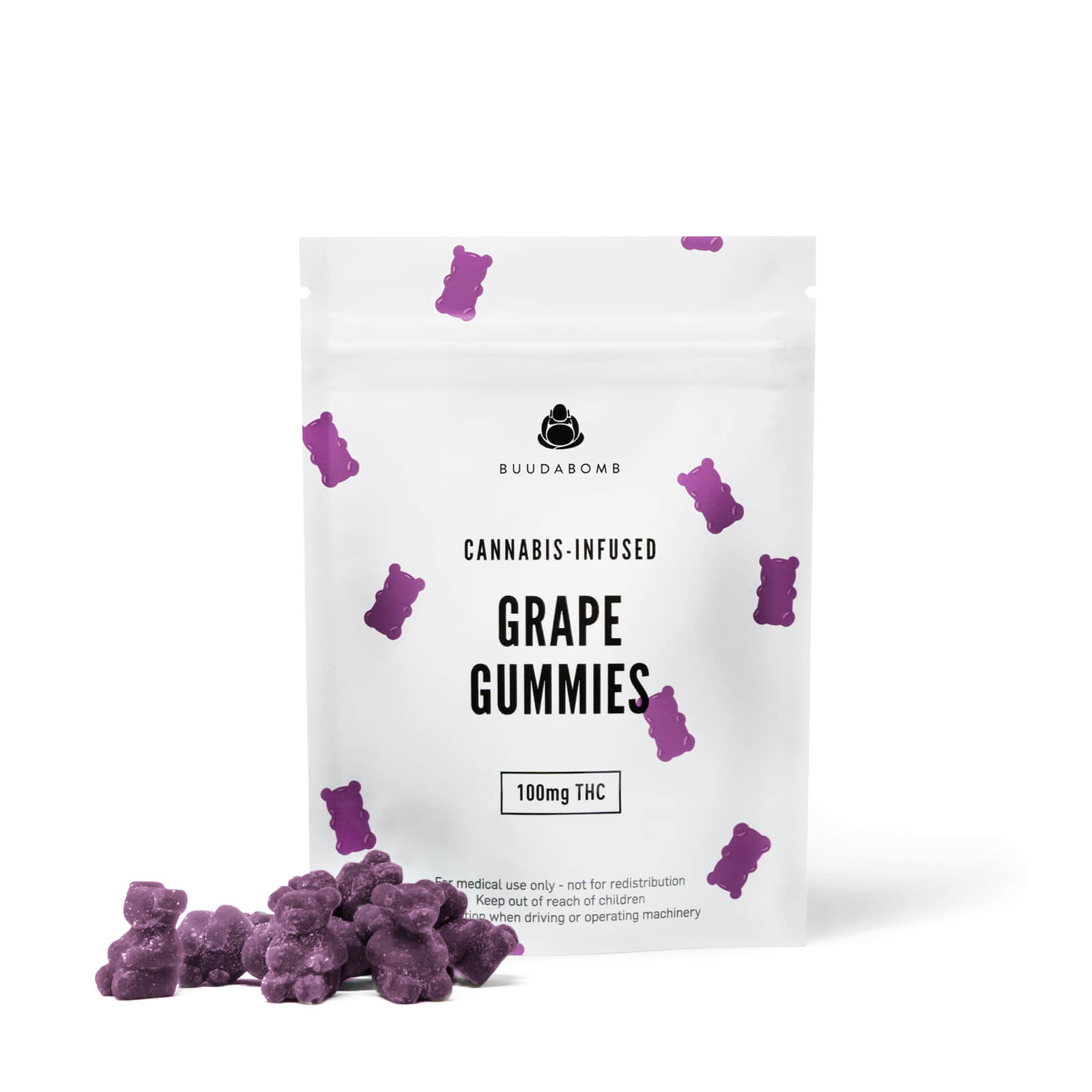 Buudabomb – Grape Gummies 100mg THC | The High Club Canada Buudabomb – Grape Gummies 100mg THC | The High Club Canada