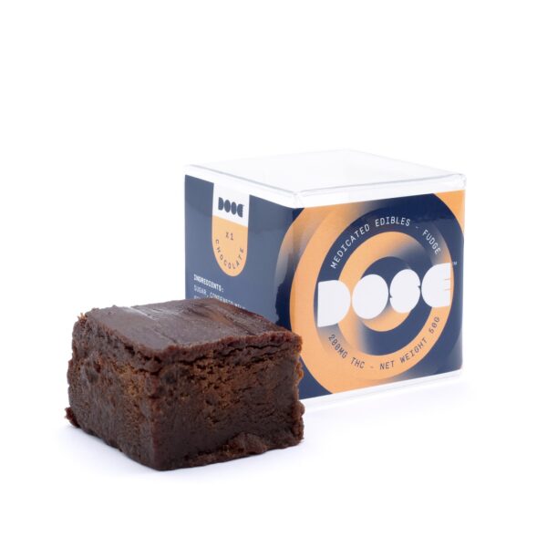 Dose Edibles – Chocolate Fudge – 200mg THC | The High Club Canada