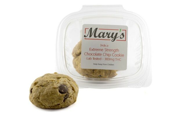 Mary’s Medibles – Extreme Strength Chocolate Chip Cookie – 300mg THC (Indica) | The High Club Canada
