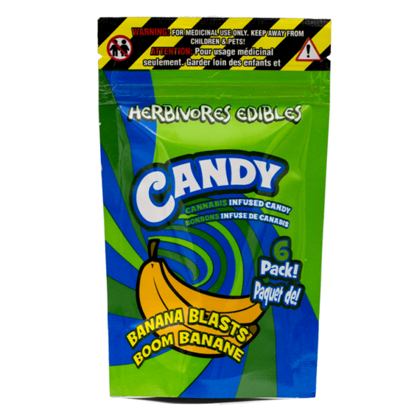Herbivores Edibles – Banana Blasts Gummies | The High Club Canada