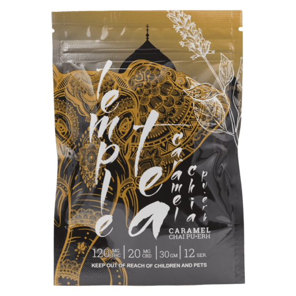 Temple Tea – Caramel Chai Pu-Erh 120mg THC | The High Club Canada