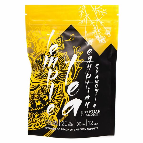Temple Tea – Egyptian Chamomile – 120mg THC | The High Club Canada
