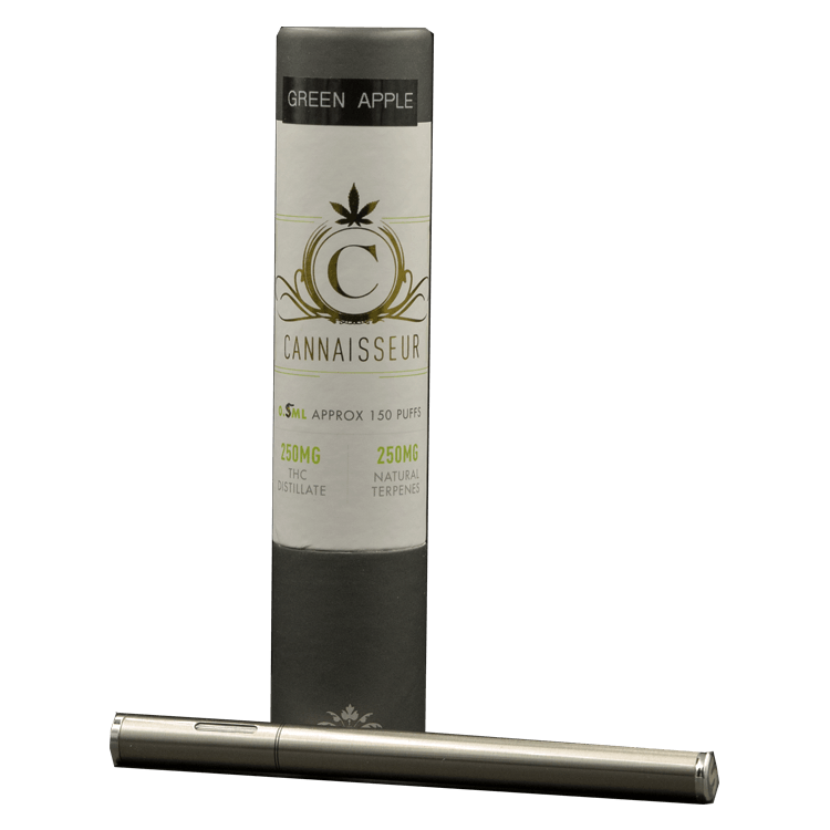 Cannaisseur – Disposable THC Distillate Pen – Green Apple 0.5ml | The High Club Canada Cannaisseur – Disposable THC Distillate Pen – Green Apple 0.5ml | The High Club Canada