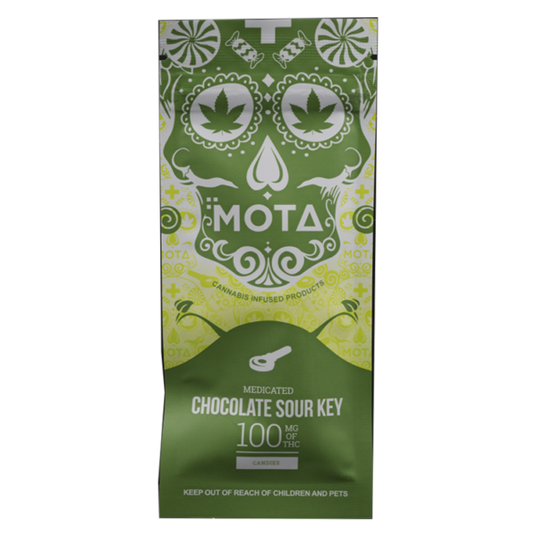 MOTA Edibles – Chocolate Sour Key – 100mg THC | The High Club Canada