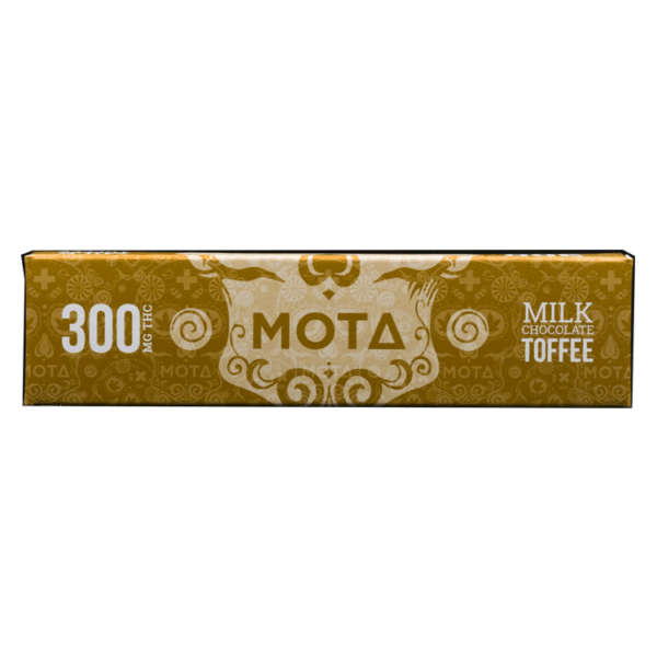 MOTA Edibles – Milk Chocolate Toffee Bar – 300mg THC | The High Club Canada