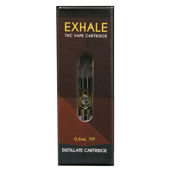 XO Exhale – THC Distillate Refill Cartridge – Banana Kush 0.6ml | The High Club Canada