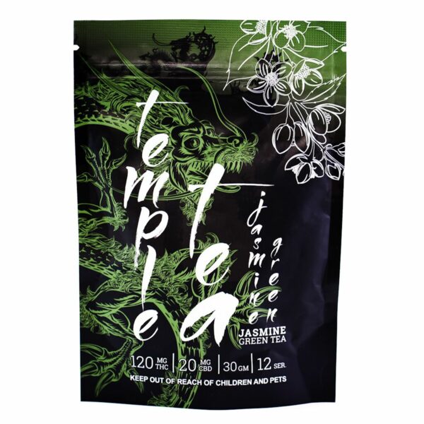 Temple Tea – Jasmine Green Tea – 120mg THC | The High Club Canada