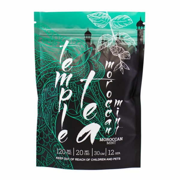 Temple Tea – Moroccan Mint – 120mg THC | The High Club Canada Temple Tea – Moroccan Mint – 120mg THC | The High Club Canada