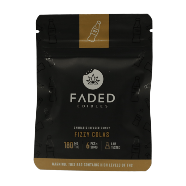Faded Edibles – Fizzy Colas – 180mg | The High Club Canada