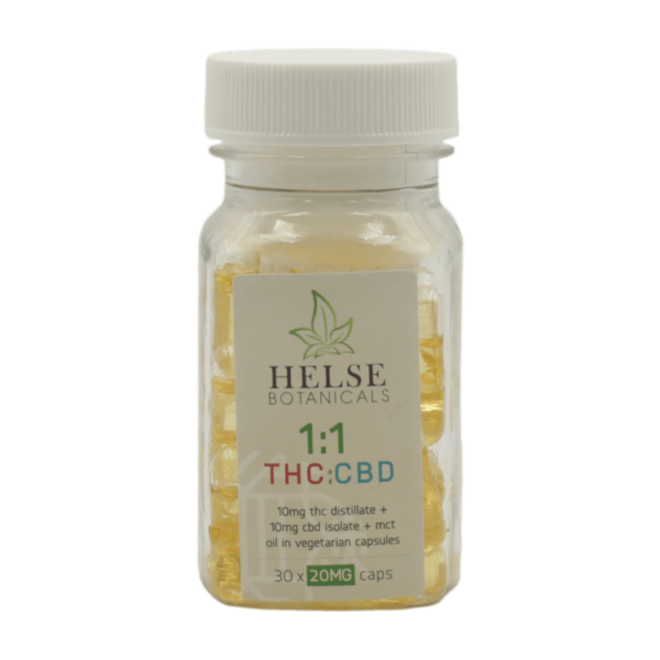 Helse Botanicals – 1:1 THC/CBD Capsules | The High Club Canada Helse Botanicals – 1:1 THC/CBD Capsules | The High Club Canada