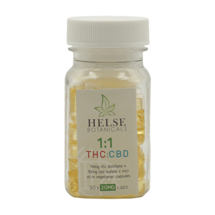 Helse Botanicals – 1:1 THC/CBD Capsules | The High Club Canada Helse Botanicals – 1:1 THC/CBD Capsules | The High Club Canada