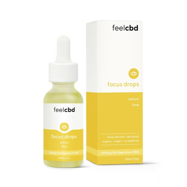FeelCBD – Focus Drops – CBD Tincture 300mg | The High Club Canada FeelCBD – Focus Drops – CBD Tincture 300mg | The High Club Canada