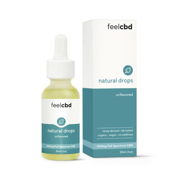 FeelCBD – Natural Drops – CBD Tincture 300mg | The High Club Canada