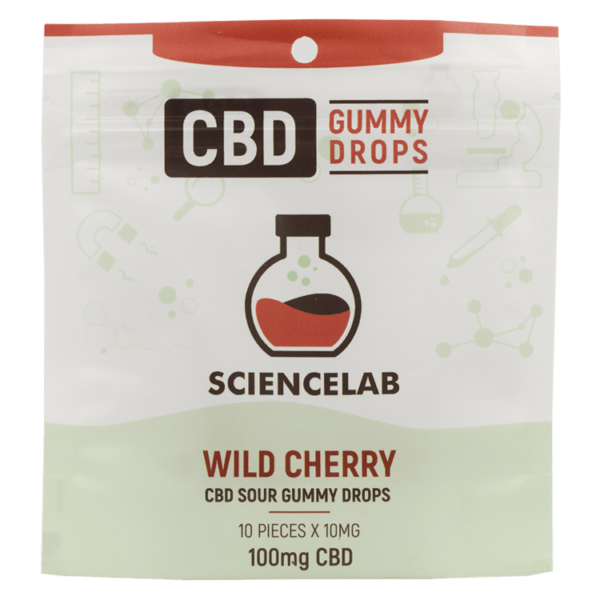 Sciencelab – CBD Sour Gummy Drops – Wild Cherry 100mg CBD | The High Club Canada Sciencelab – CBD Sour Gummy Drops – Wild Cherry 100mg CBD | The High Club Canada