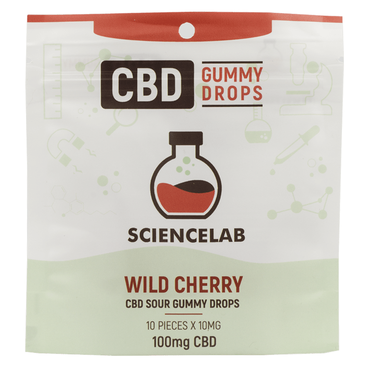 Sciencelab – CBD Sour Gummy Drops – Wild Cherry 100mg CBD | The High Club Canada Sciencelab – CBD Sour Gummy Drops – Wild Cherry 100mg CBD | The High Club Canada