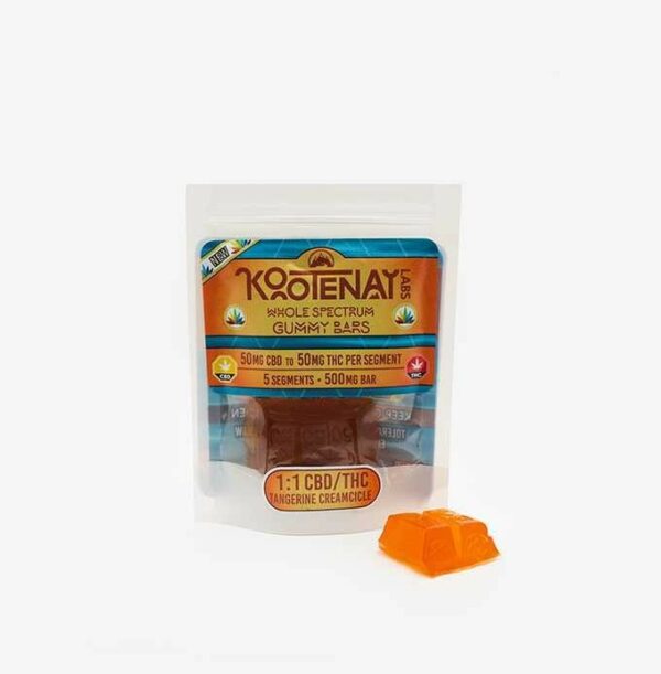 Kootenay Labs – 1:1 Tangerine Creamsicle Gummy – (500mg total) | The High Club Canada Kootenay Labs – 1:1 Tangerine Creamsicle Gummy – (500mg total) | The High Club Canada