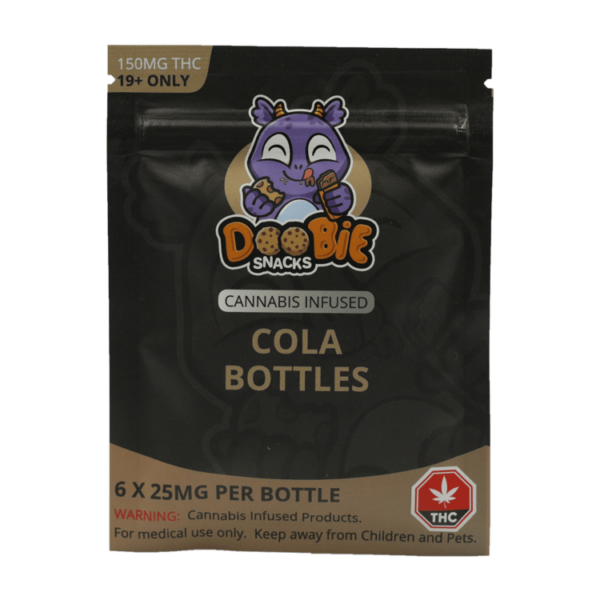 Doobie Snacks – CBD Sour Gummy Bears – 150mg CBD | The High Club Canada