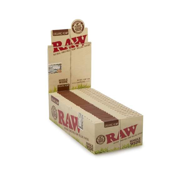 Rolling Papers – Raw Organic Hemp (Single Wide) | The High Club Canada Rolling Papers – Raw Organic Hemp (Single Wide) | The High Club Canada
