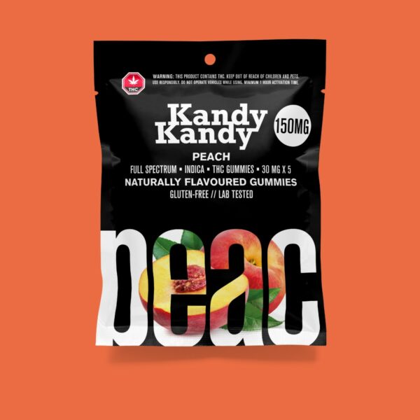 Kandy Kandy – Peach Gummies | The High Club Canada