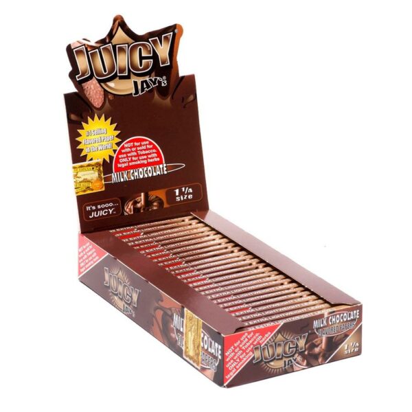 Juicy Jay’s – Hemp Papers (1.25 Inch) – Milk Chocolate | The High Club Canada