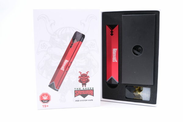 The Green Samurai – LED Vape Kit – 1ml THC | The High Club Canada The Green Samurai – LED Vape Kit – 1ml THC | The High Club Canada