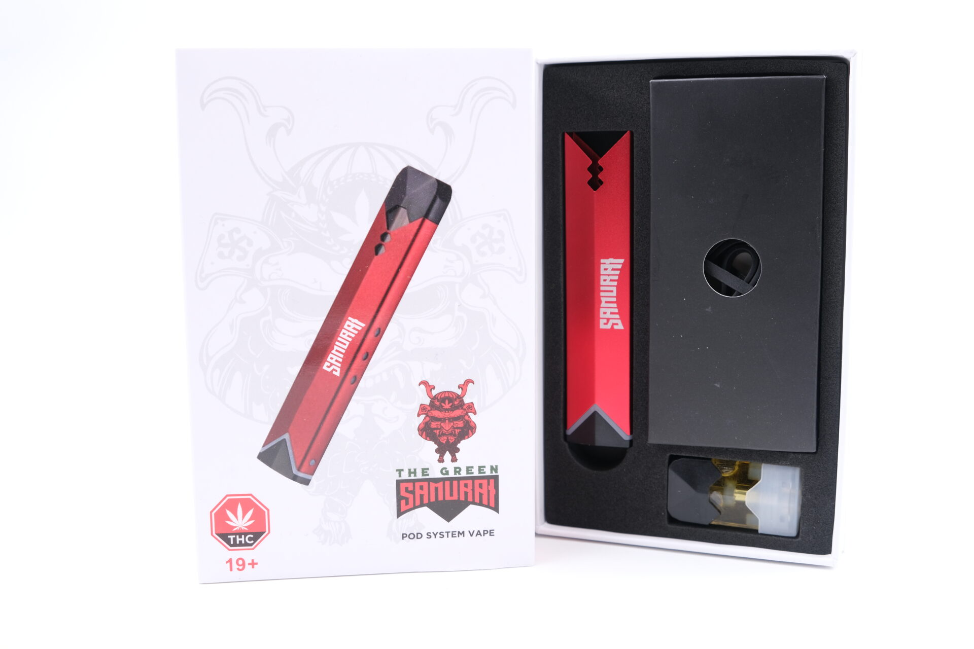 The Green Samurai – LED Vape Kit – 1ml THC | The High Club Canada The Green Samurai – LED Vape Kit – 1ml THC | The High Club Canada