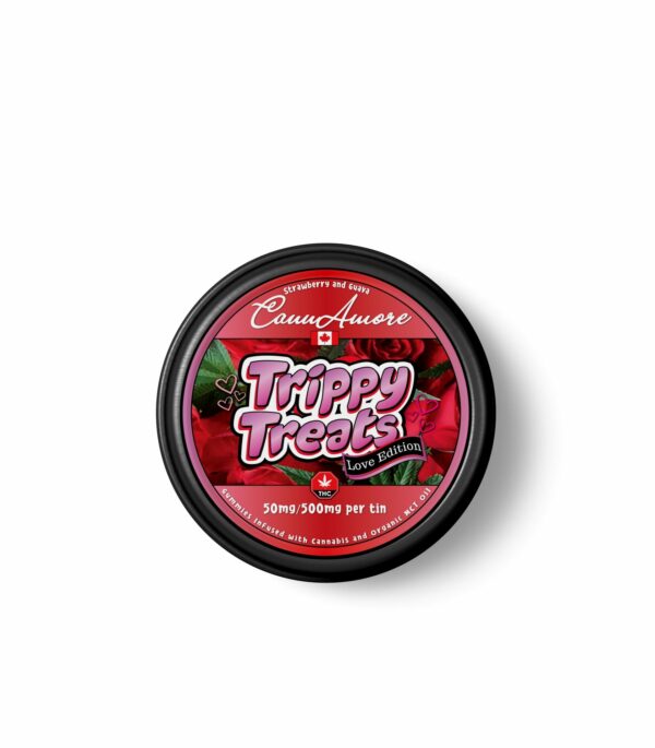 Trippy Treats – Strawberry Guava – CannAmore Love Edition – 500mg THC | The High Club Canada