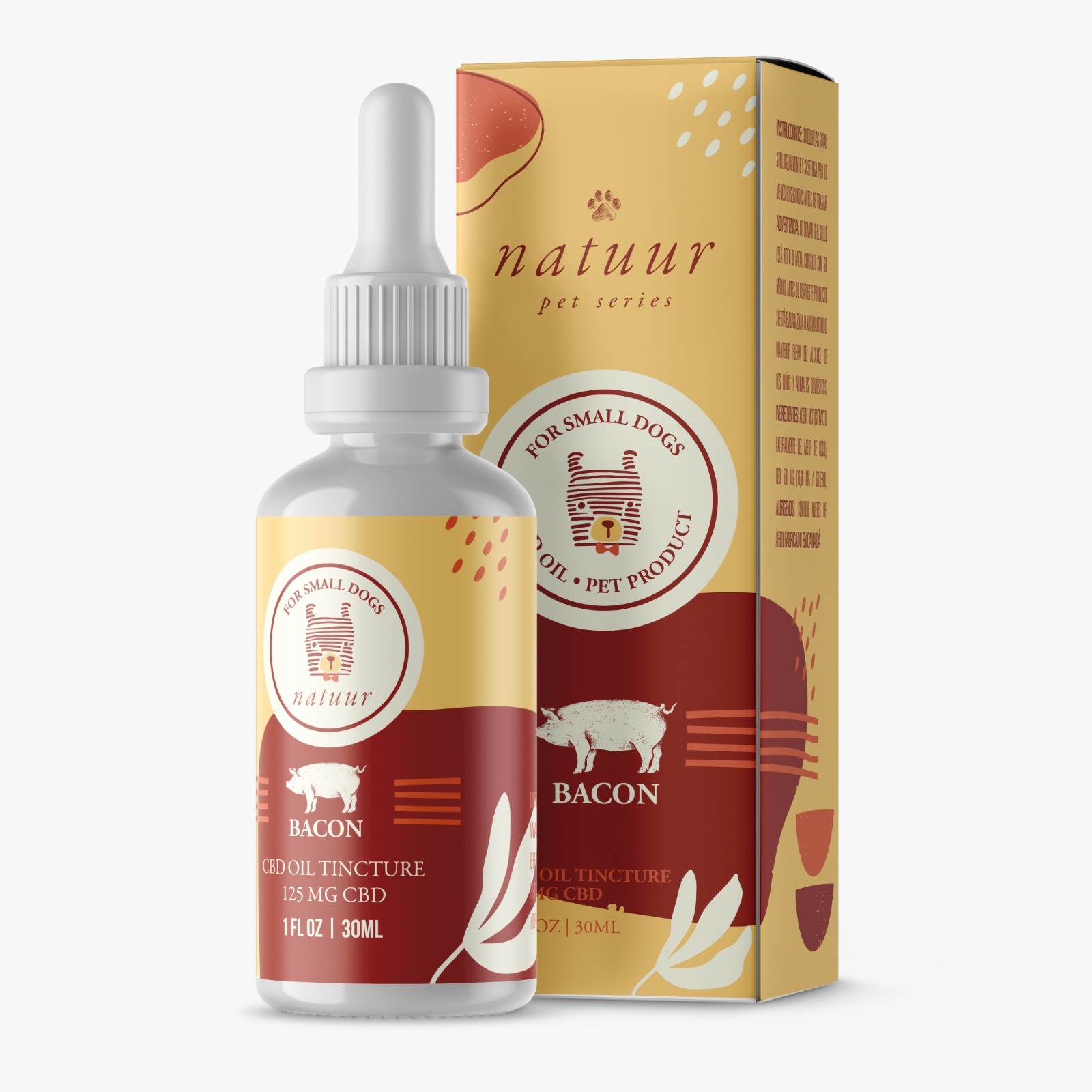 Natuur – Pet Series – CBD Oil For Small Dogs – Bacon Flavour – 125mg | The High Club Canada Natuur – Pet Series – CBD Oil For Small Dogs – Bacon Flavour – 125mg | The High Club Canada