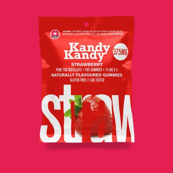 Kandy Kandy – Strawberry Gummies | The High Club Canada