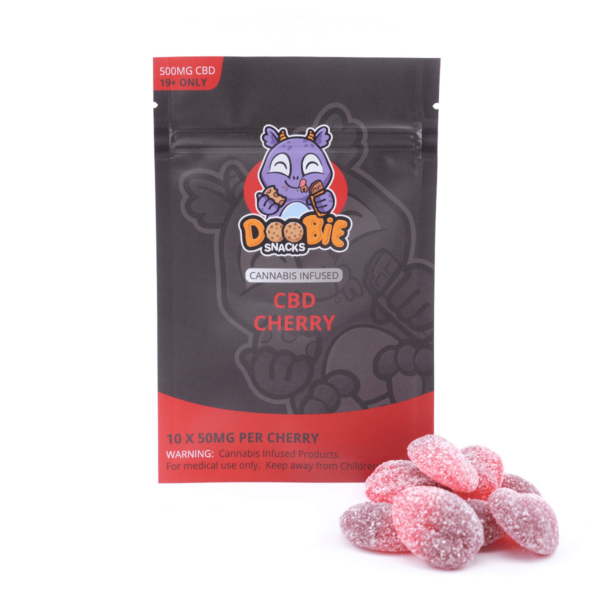 Doobie Snacks – CBD Cherry Gummies – 500mg CBD | The High Club Canada