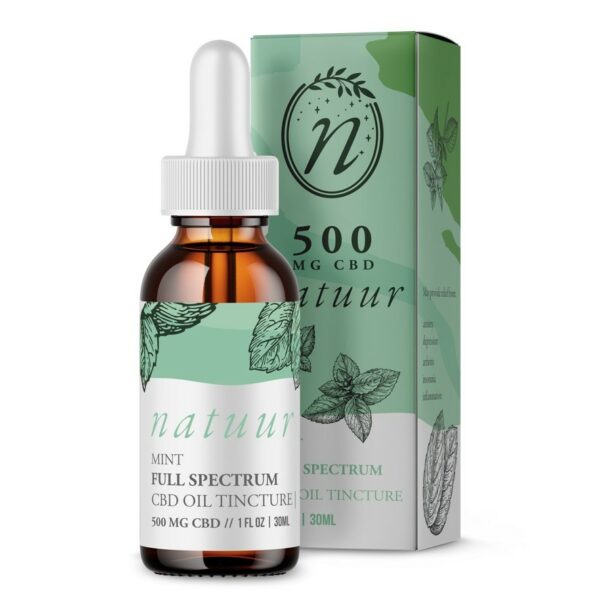 Natuur – Full Spectrum CBD Oil Tincture – Mint | The High Club Canada