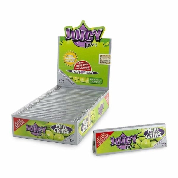 Juicy Jay’s – Hemp Papers (1.25 inch) – White Grape | The High Club Canada
