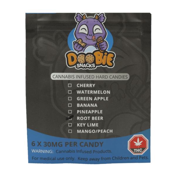 Doobie Snacks – Hard Candies – 180mg THC | The High Club Canada