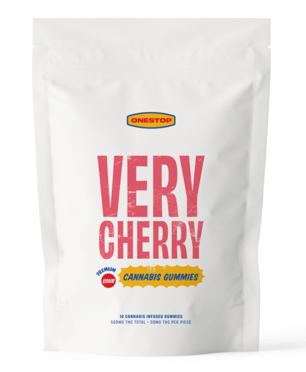 Onestop – Very Cherry THC Gummies 500mg | The High Club Canada
