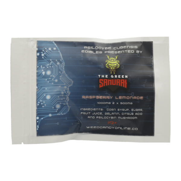 The Green Samurai – Shroom Gummies – Raspberry Lemonade – 1g | The High Club Canada The Green Samurai – Shroom Gummies – Raspberry Lemonade – 1g | The High Club Canada