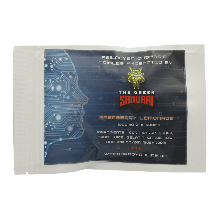 The Green Samurai – Shroom Gummies – Raspberry Lemonade – 1g | The High Club Canada The Green Samurai – Shroom Gummies – Raspberry Lemonade – 1g | The High Club Canada