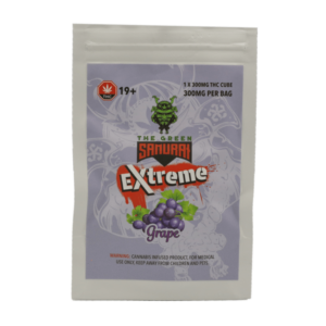 Green Samurai Extreme – Grape Gummy – 300mg THC | The High Club Canada